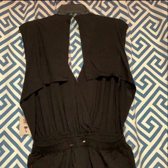 (L) Tasi Malibu ASHLEY Jumpsuit - Black‎ - Picture 8 of 9